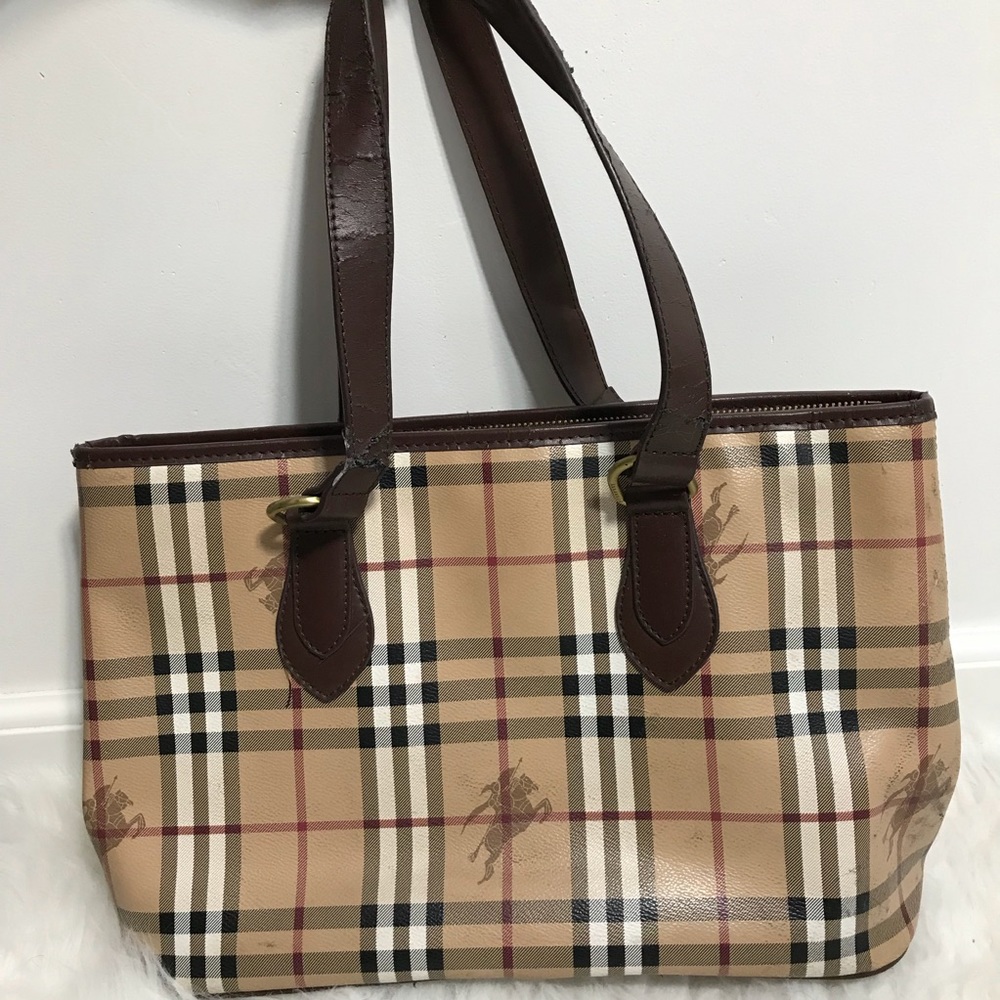 ❤️1 hour sale❤️Burberry bag purse tote handbag zip